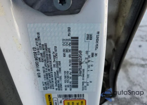 2017 Ford Fusion Se Hybrid from USA, damaged, VIN 3FA6P0LU4HR359549